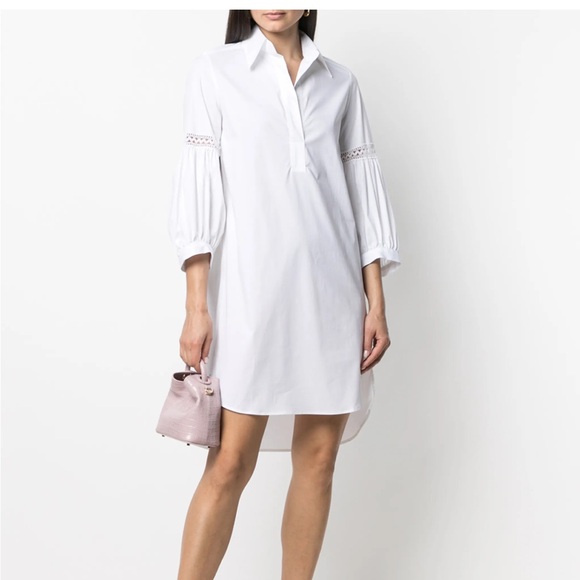 DONDUP embroided trim shirt dress - Picture 3 of 4